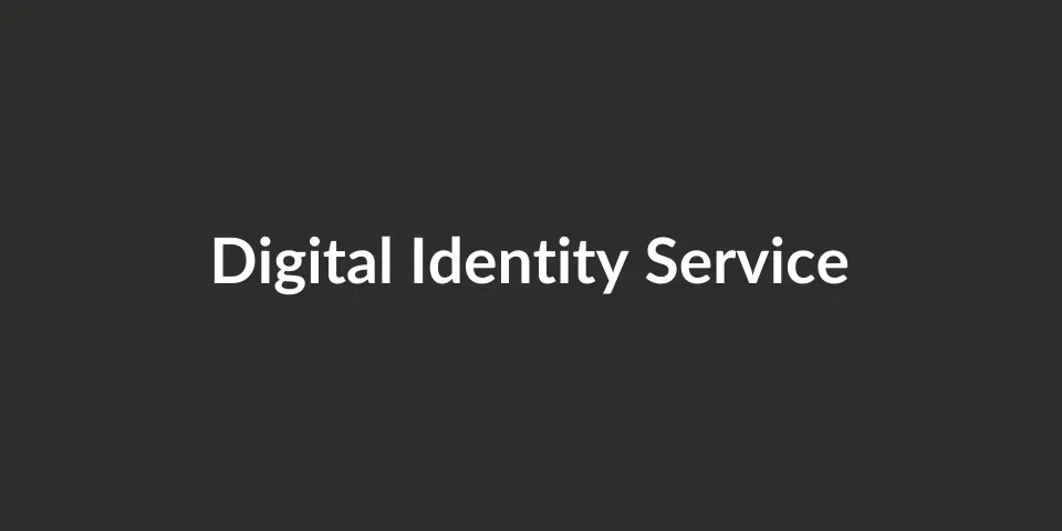 An Idea of Digital Identity Service for the government